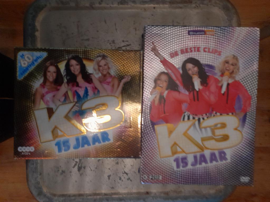 K3 15 jaar CD-box + DVD-box, Cd's en Dvd's, Verzenden, Muziek, Boxset
