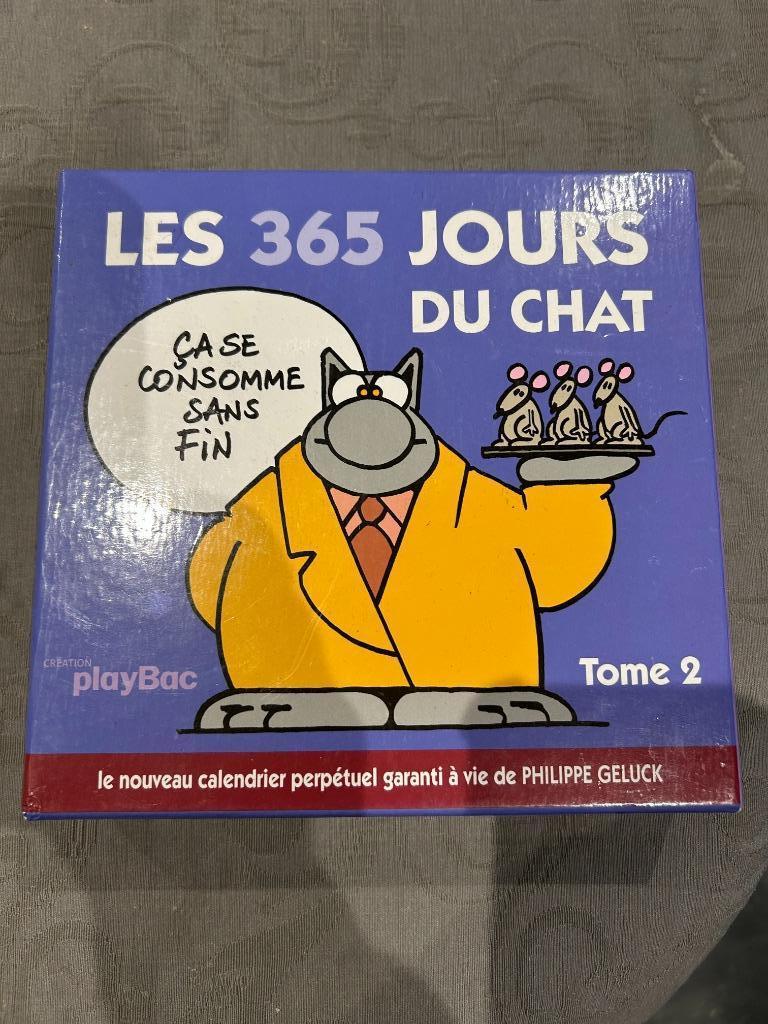 Calendrier perpétuel de Philippe Geluck "Le Chat", Divers, Calendriers, Comme neuf, Enlèvement