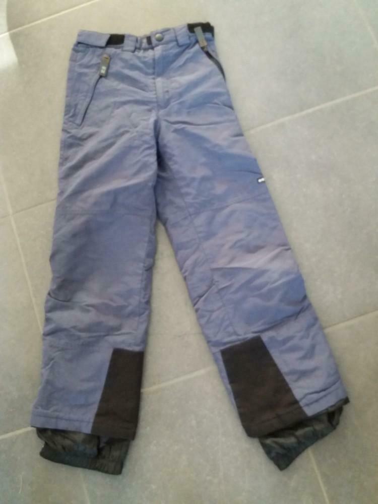 Mooie blauwe skibroek - M&K sport - maat 152, Ophalen, Zo goed als nieuw