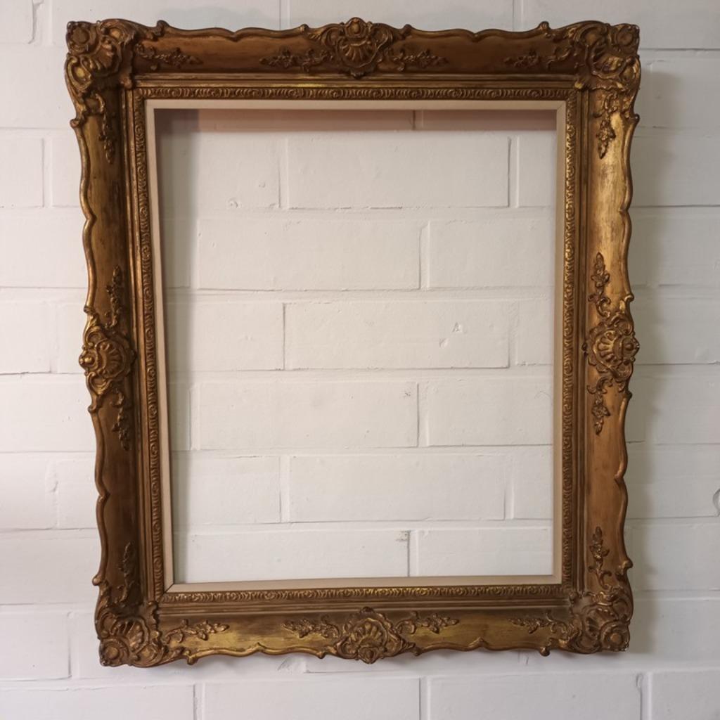 Prachtig houten kader buitenmt 76x66cm - binnenmt 60x50cm, Enlèvement