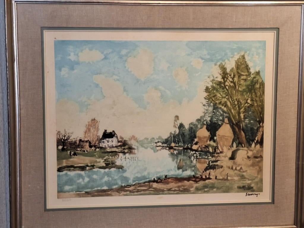 Aquarel Saverys - 2 stuks, Ophalen