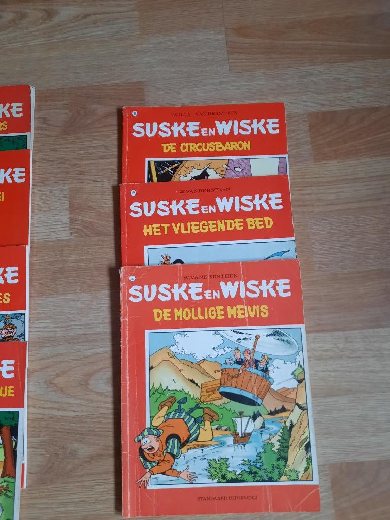 Strips Suske en Wiske, Boeken, Gelezen, Willy Vandersteen, Ophalen of Verzenden, Meerdere stripboeken