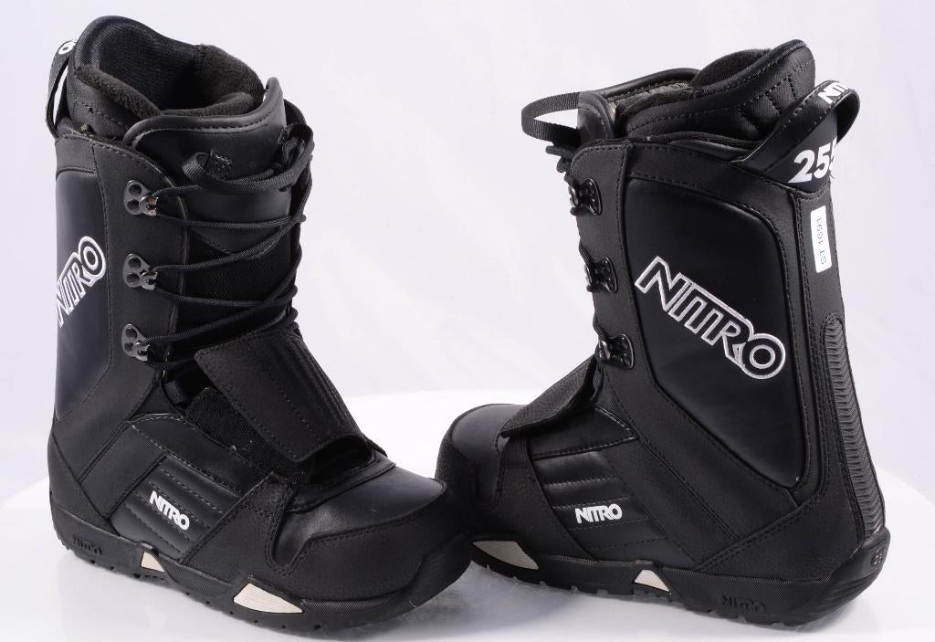 Bottes de snowboard 36.5 37 EU NITRO, noir/blanc, Enlèvement ou Envoi, Utilisé, Chaussures