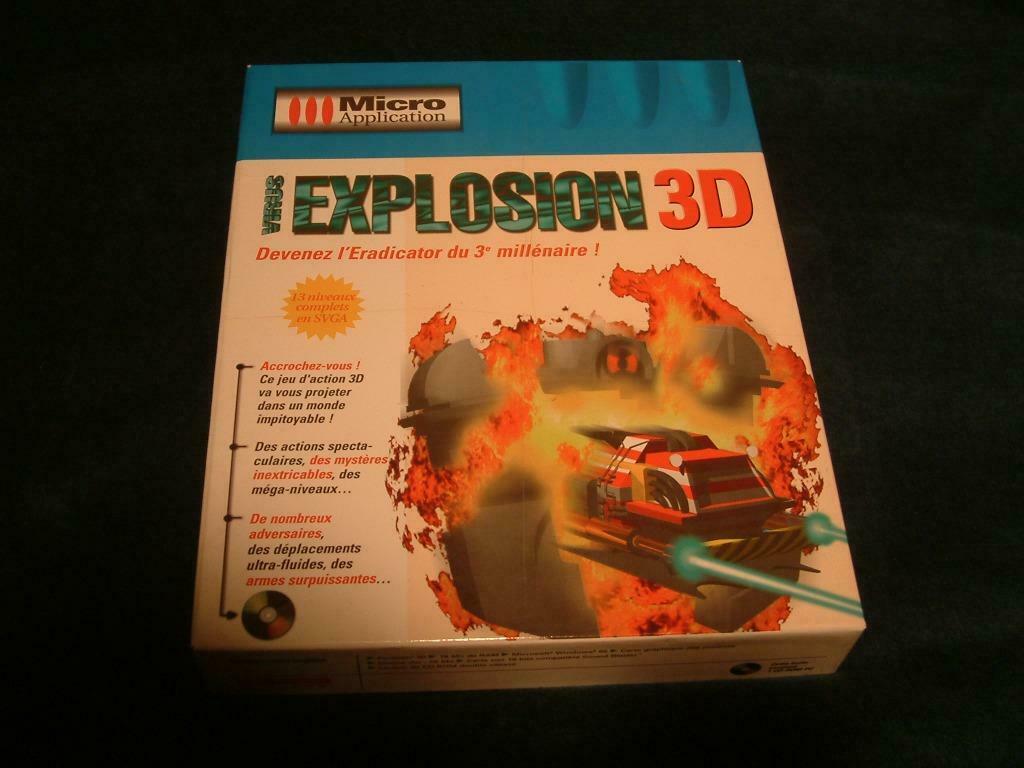 Retrogaming PC - rare : Virus Explosion 3D, Enlèvement ou Envoi, Comme neuf, Aventure et Action
