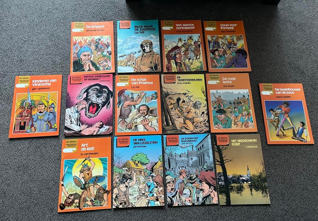 De sikkel historische verhalen 14 leesboekjes📖📖📖, Ophalen, Zo goed als nieuw, Fictie, Verschillende auteurs