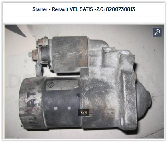 Démarreur essence Renault Vel-Satis / Renault Espace 2.0i, Enlèvement ou Envoi, Utilisé, Renault
