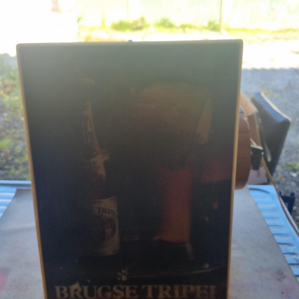 Enseigne lumineuse Brugse Tripel, Verzamelen, Ophalen of Verzenden, Gebruikt, Overige typen, Overige merken