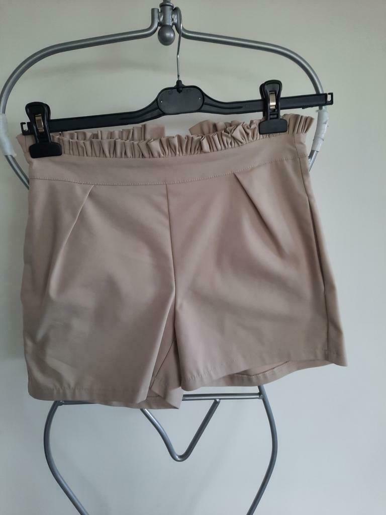 Damesshortje, Ophalen, Kort, Beige, Nieuw