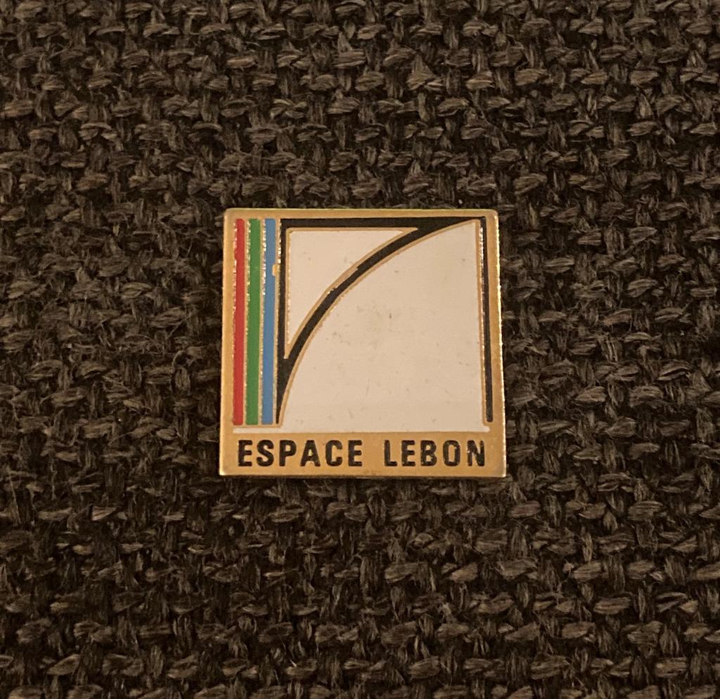 PIN - ESPACE LEBON, Envoi, Utilisé, Autres sujets/thèmes, Insigne ou Pin's