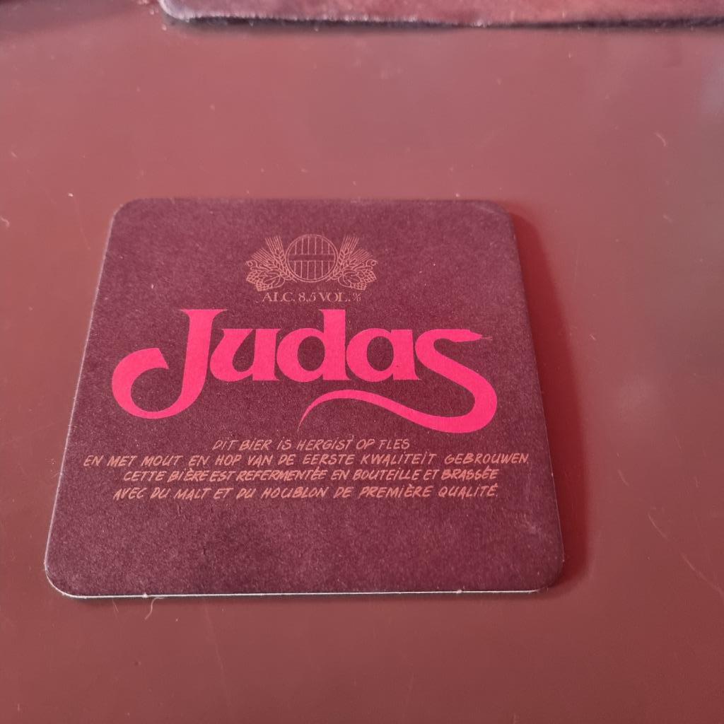 Sous Bock Judas (modèle 1), Verzamelen, Biermerken, Ophalen of Verzenden, Gebruikt, Viltje(s), Overige merken