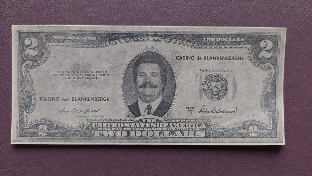 Oude reclame Casino van Blankenberge .Dancing "2 dollars", Ophalen of Verzenden