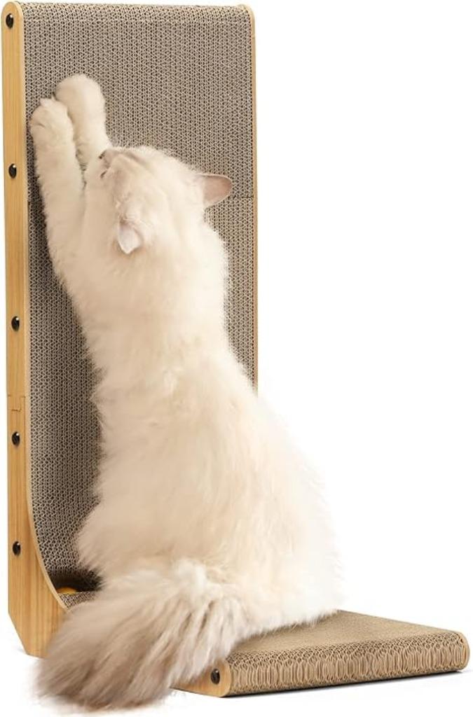 Griffoir pour chat en forme de L | mural | griffoir | Nouvea, Neuf, Griffoir, -, -