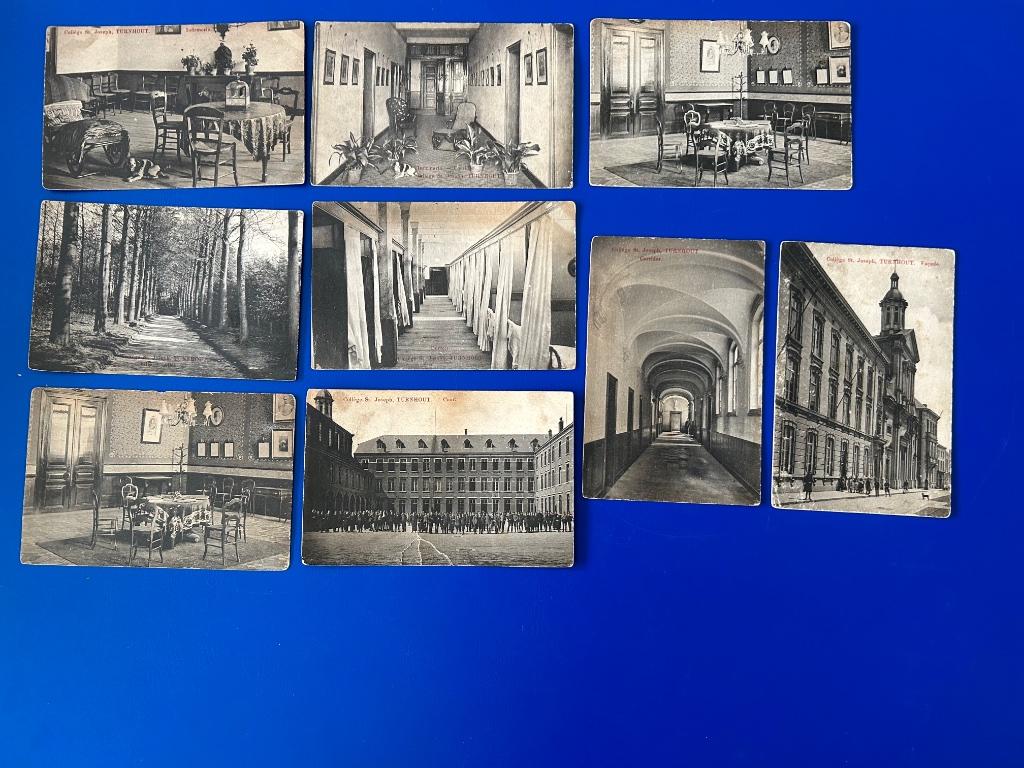9 postkaarten van Turnhout, Verzamelen, Ophalen of Verzenden