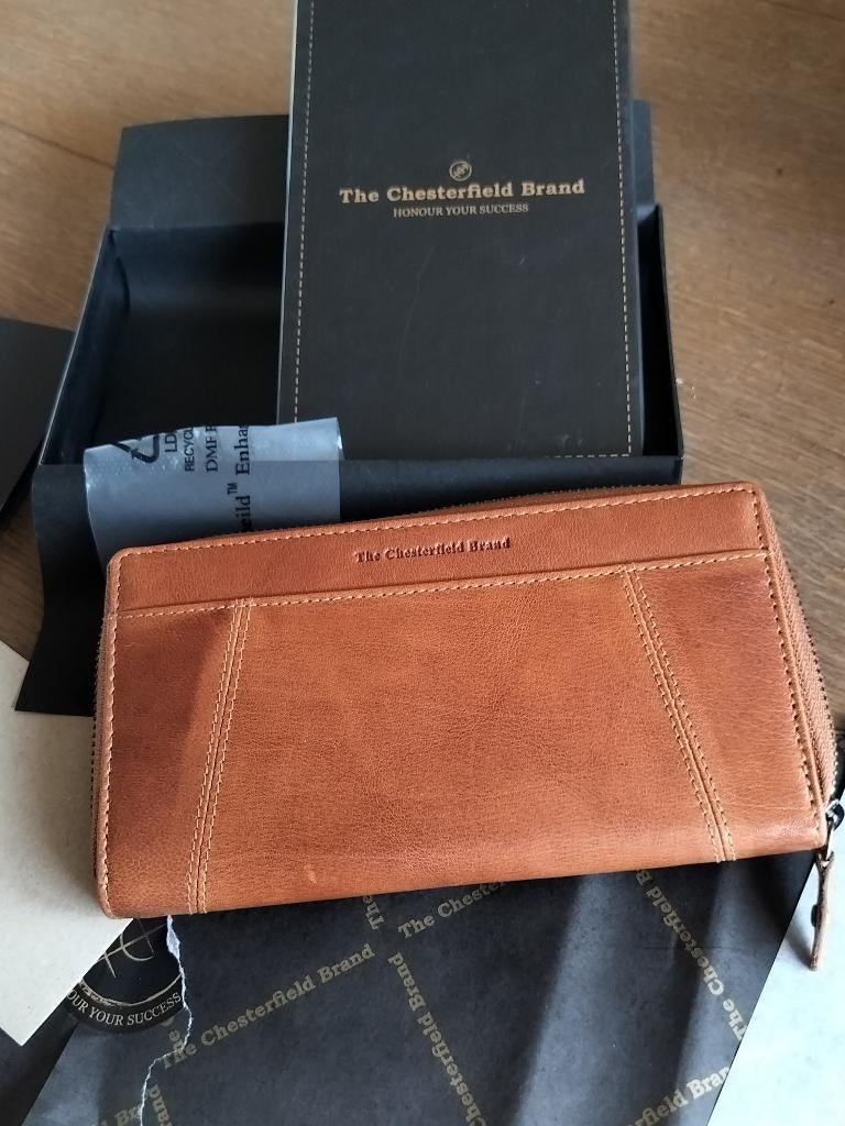 Chesterfield Brand portemonee, Ophalen of Verzenden, Nieuw, Bruin, Leer