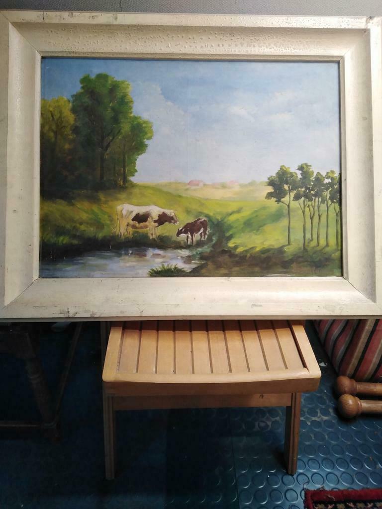 Landschaps schilderij, Antiek en Kunst, Ophalen