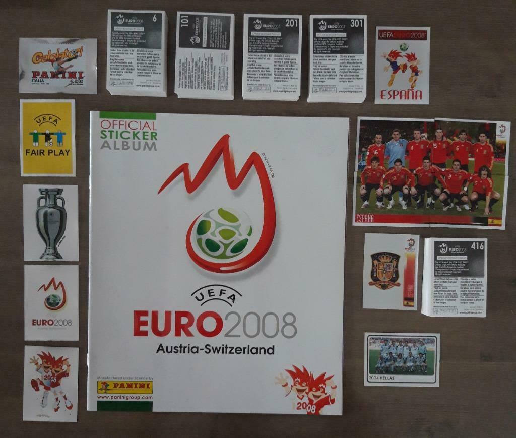 Panini EURO 2008 Leeg album + alle 535 stickers, Verzamelen, Ophalen of Verzenden, Nieuw, Sport
