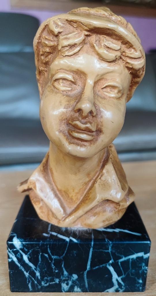 Sculpture tête carli, Antiek en Kunst, Kunst | Beelden en Houtsnijwerken, Ophalen