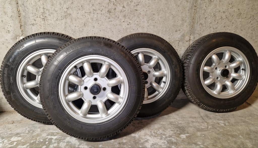 Set de jantes Oldtimer GB 4x 108mm 14 pouces 6J - NOUVEAU, Enlèvement, 14 pouces