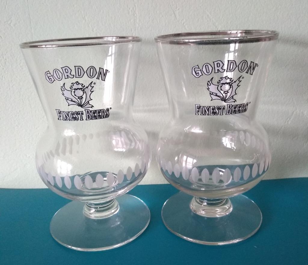 2 Gordon glazen, Ophalen of Verzenden