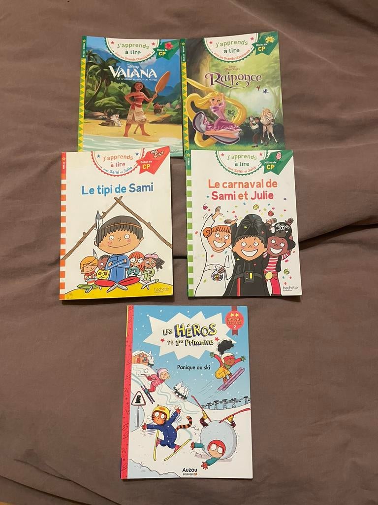 Lot 5 livres sami et julie et heros, Livres, Enlèvement ou Envoi, Comme neuf