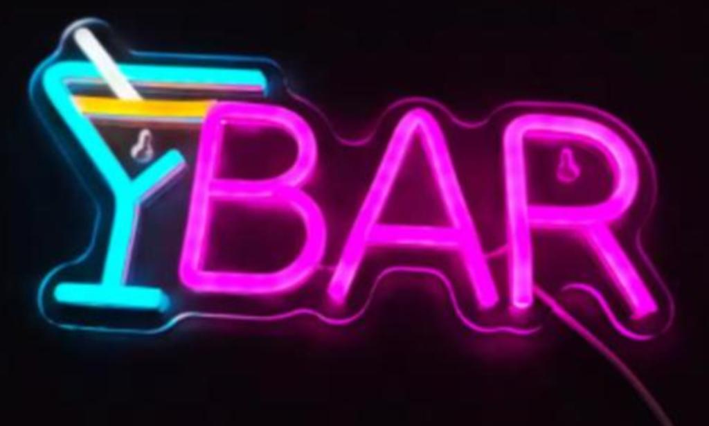 LED lamp neon stijl Bar (29x15cm), Enlèvement ou Envoi, Neuf