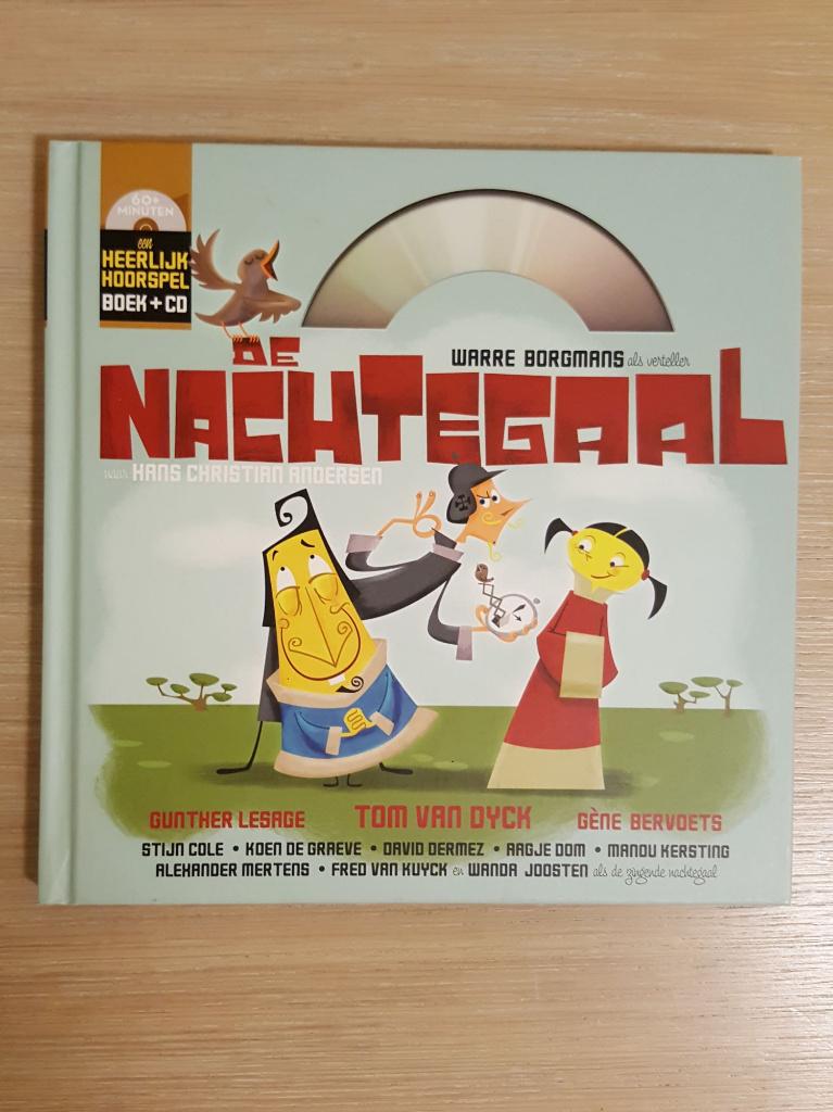 De Nachtegaal – nr. 1 Heerlijk Hoorspel + boek, Ophalen of Verzenden, Hans Christian Andersen et al., Cd