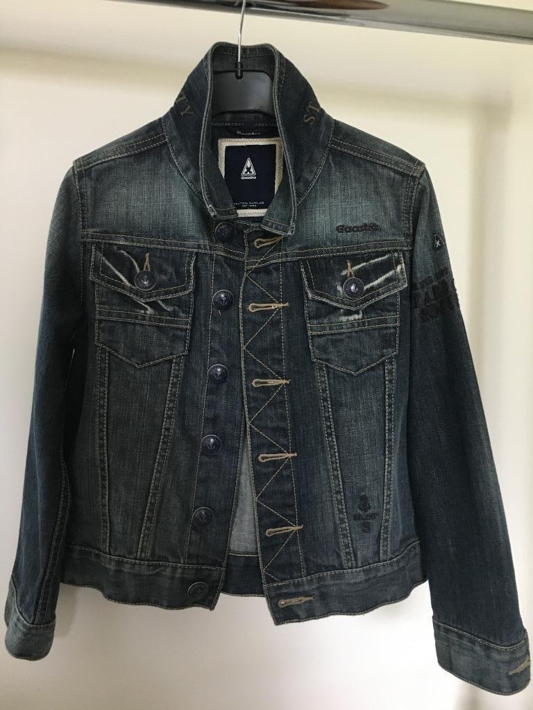 Een stoere jeansjas van Gaastra in maat 128, Nieuw, Ophalen of Verzenden, Gaastra, Jongen