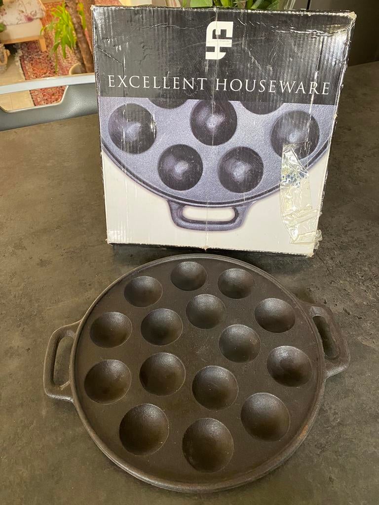 Oud hollandse poffertjespan ,Gietijzer, Ophalen of Verzenden, Nieuw