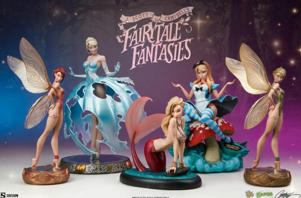 Sideshow J Scott Campbell collectie- LAATSTE STUK CINDERELLA, Verzamelen, Disney, Nieuw, Beeldje of Figuurtje, Overige figuren