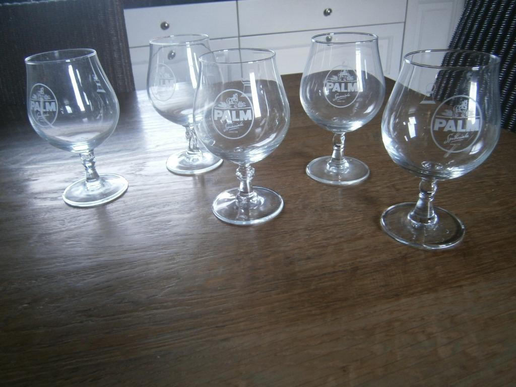 5 Palm glazen schaakspel, Verzamelen, Ophalen of Verzenden, Nieuw, Bierglas