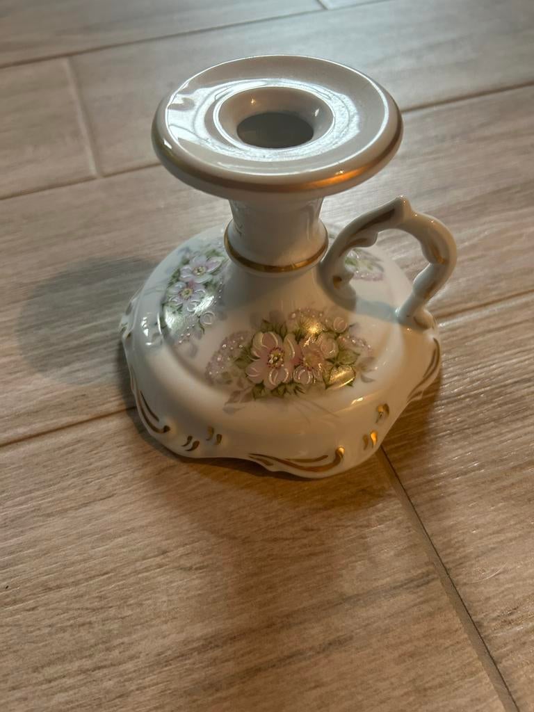 Limoge kandelaar, Antiek en Kunst, Ophalen
