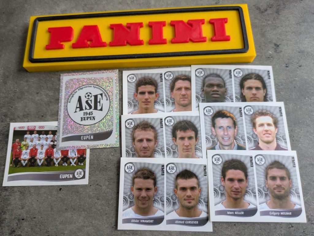 Panini football 2009 voetbal 8x AS EUPEN  stickers 2009, Verzenden, Nieuw