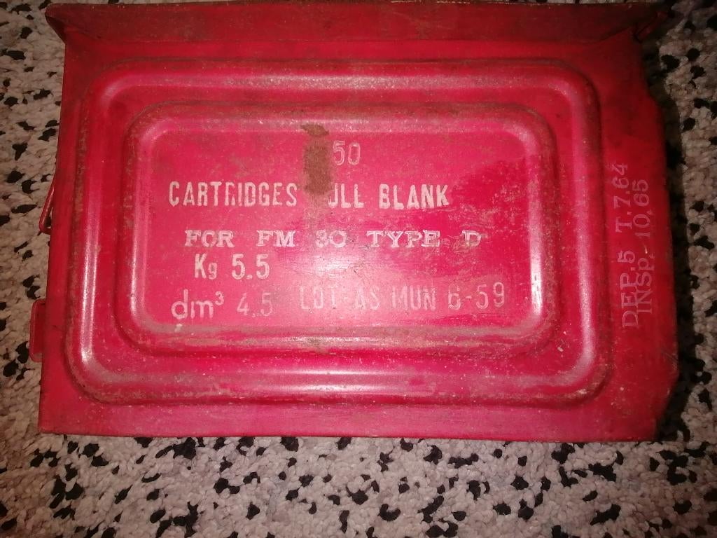 . 30 mun. Kist, Verzamelen, Ophalen of Verzenden, Landmacht, Kist of Geocache