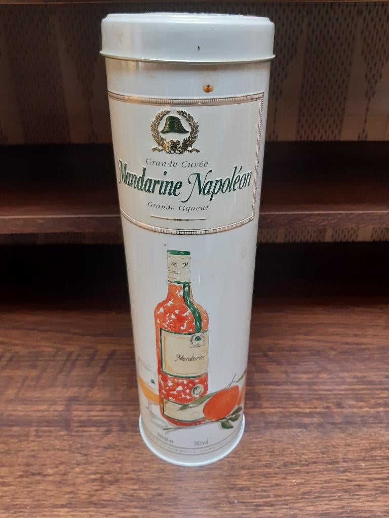 mandarine napolen blikken doos ( zonder fles ) decoratie, Enlèvement, Utilisé, Autres types