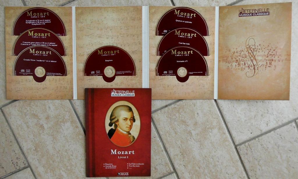 Coffret de 10 CD  " MOZART "  NOUVEAU, Enlèvement ou Envoi, Neuf, dans son emballage, Orchestre ou Ballet, Coffret