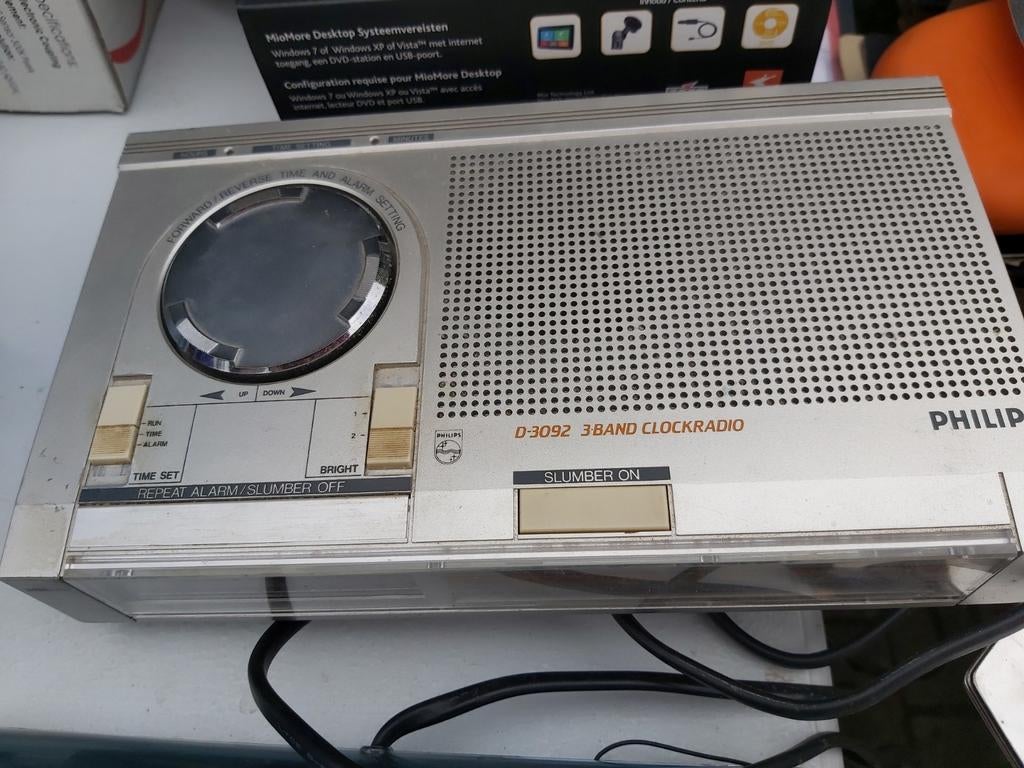 Radio réveil Philips, Enlèvement ou Envoi, Comme neuf