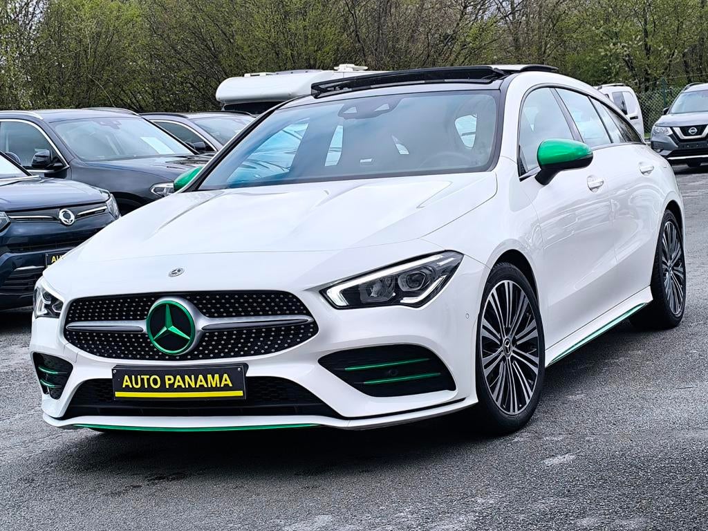 Mercedes-Benz CLA 180 SHOOTING BRAKE PACK AMG TOIT PANO, CLA, 1440 kg, 4 cilinders, Wit