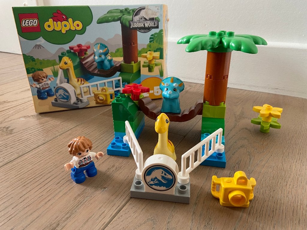 Lego Duplo set Jurassic Park, Kinderen en Baby's, Ophalen, Nieuw, Compleet, Duplo