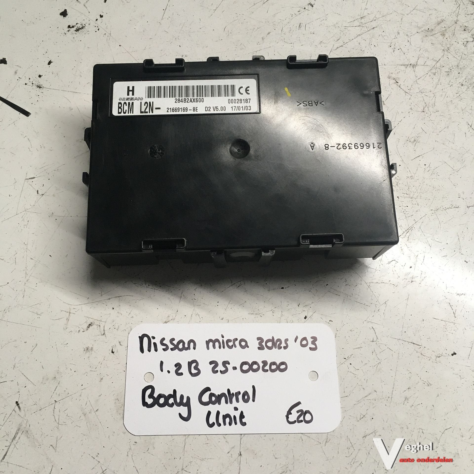 Nissan Micra 1.2 B 2003 2500200    Body Control Unit, -, Utilisé, -, -