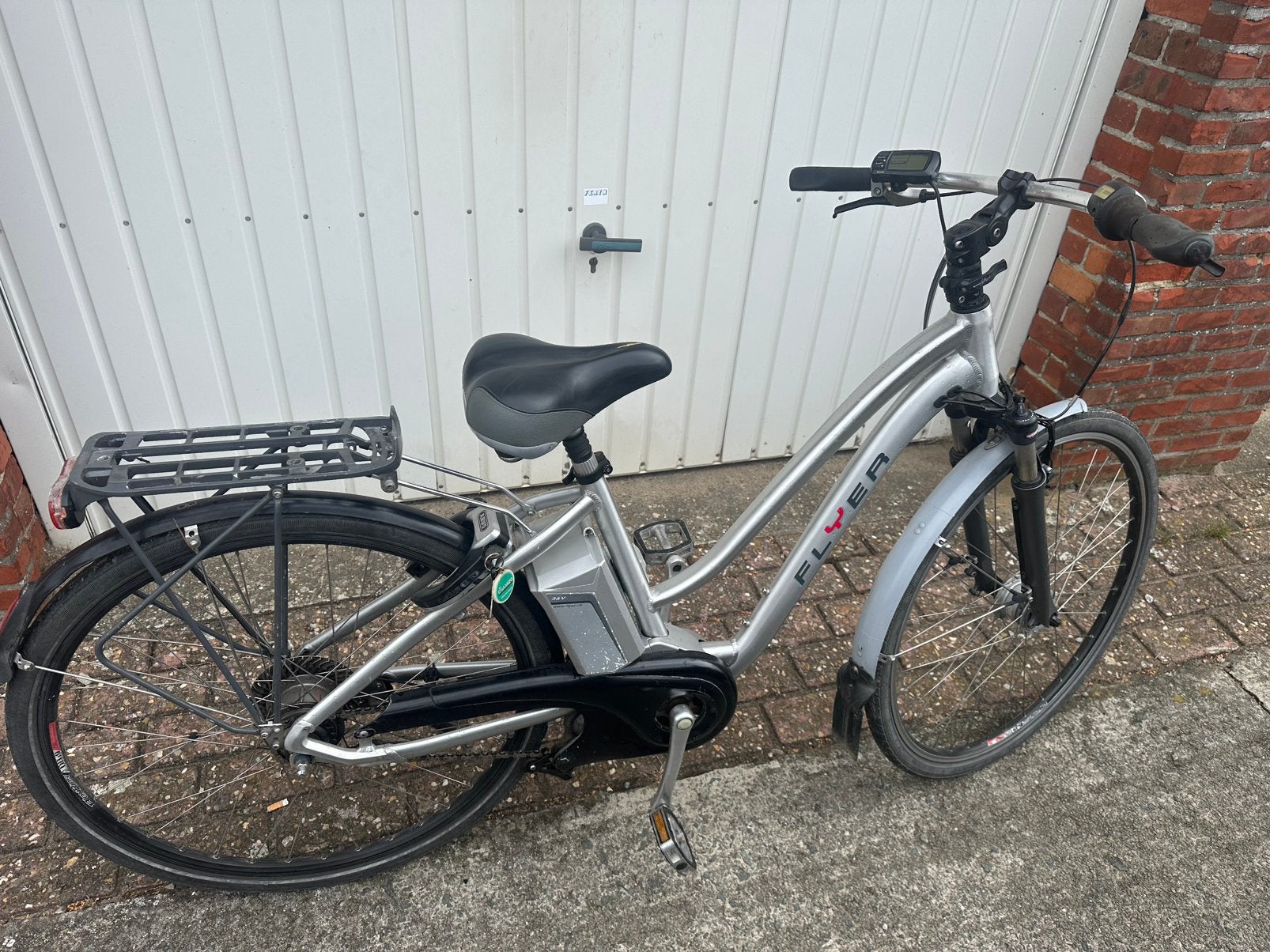 Elektrische damesfiets flyer, Fietsen en Brommers, Fietsen | Dames | Sportfietsen en Toerfietsen, Ophalen, Zo goed als nieuw, 28 inch