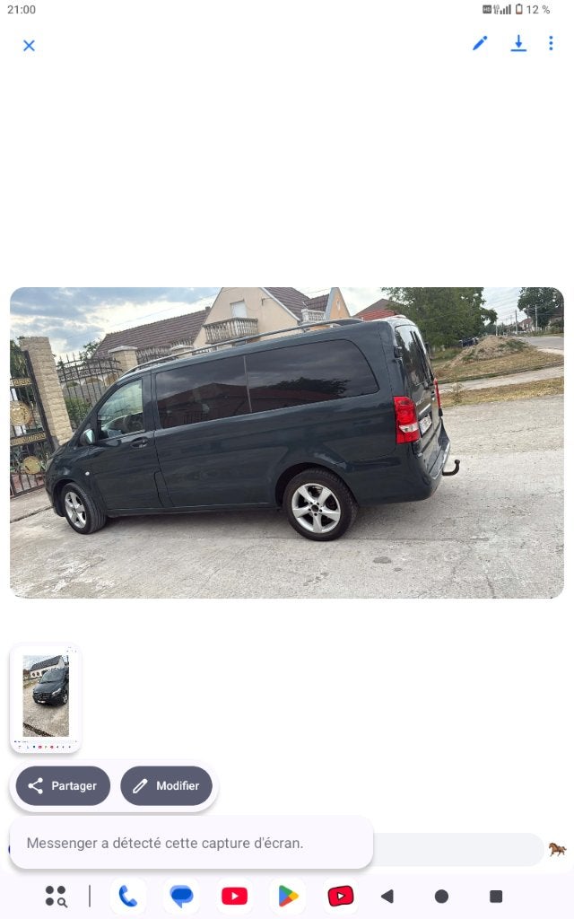 Mercedes vito 116 CDI, Autos, Euro 5, Achat, Noir, 5 portes