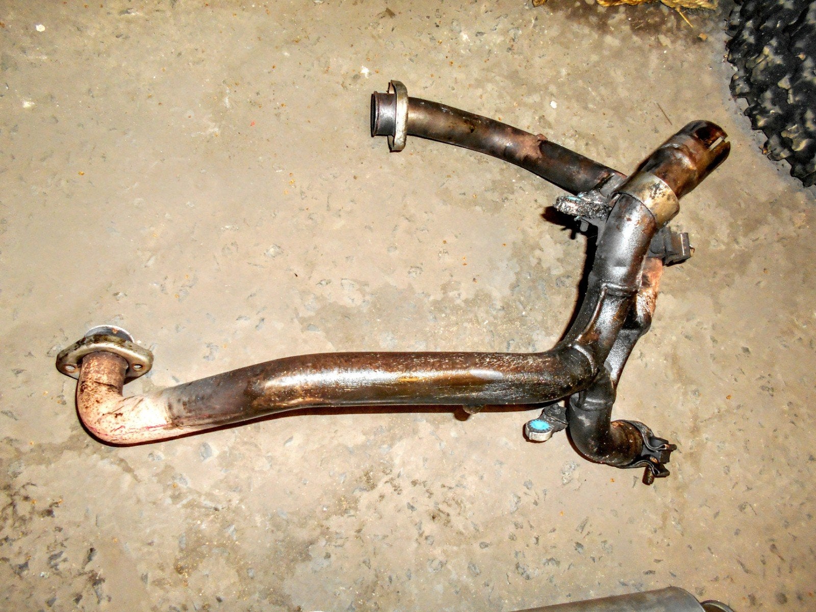 Collecteur d'échappement de Ducati réf. 57010652A, Motos, Enlèvement ou Envoi