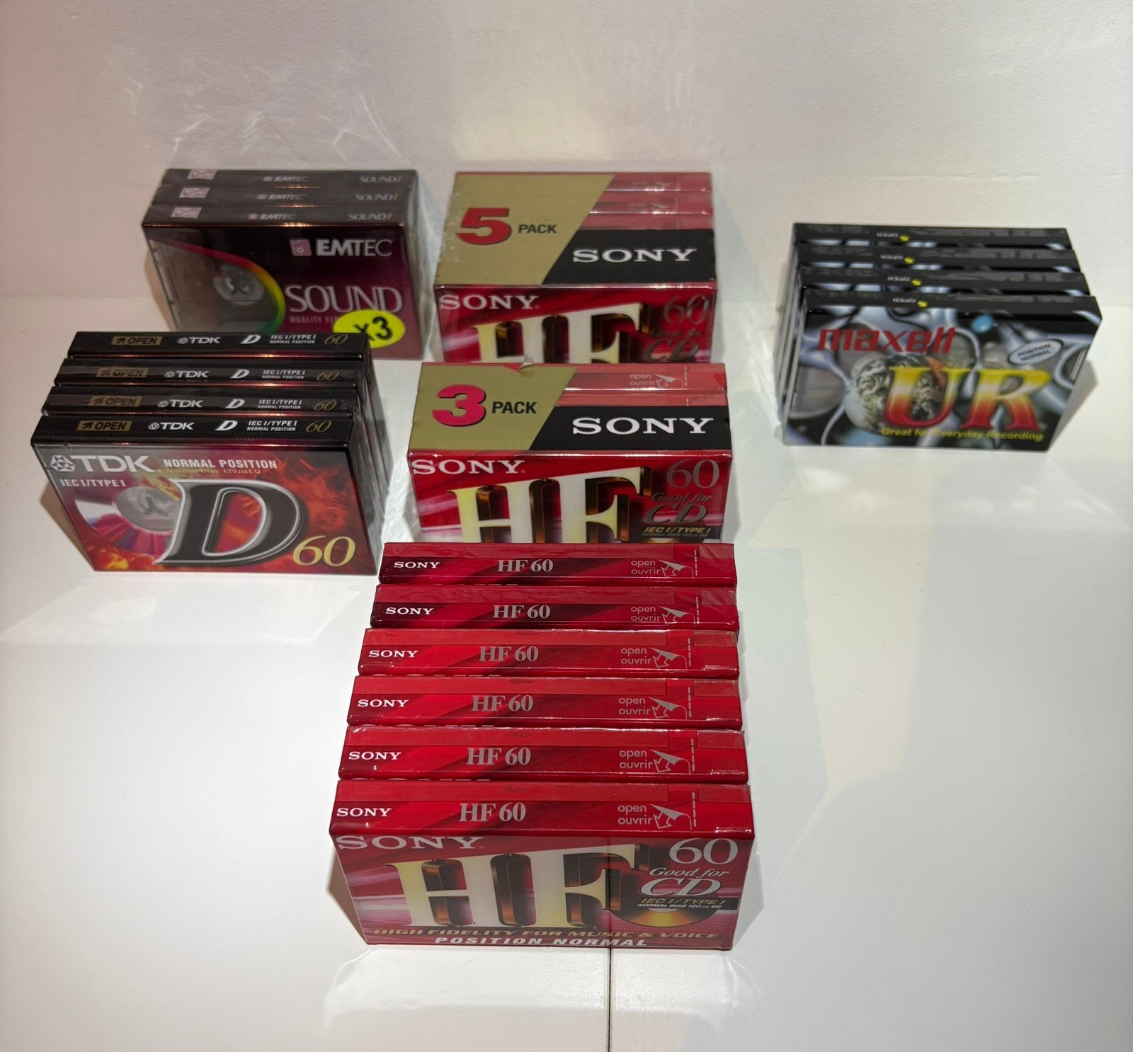 Cassette audio vierge sous blister 60" et 90", Enlèvement ou Envoi, Neuf, dans son emballage, Vierge