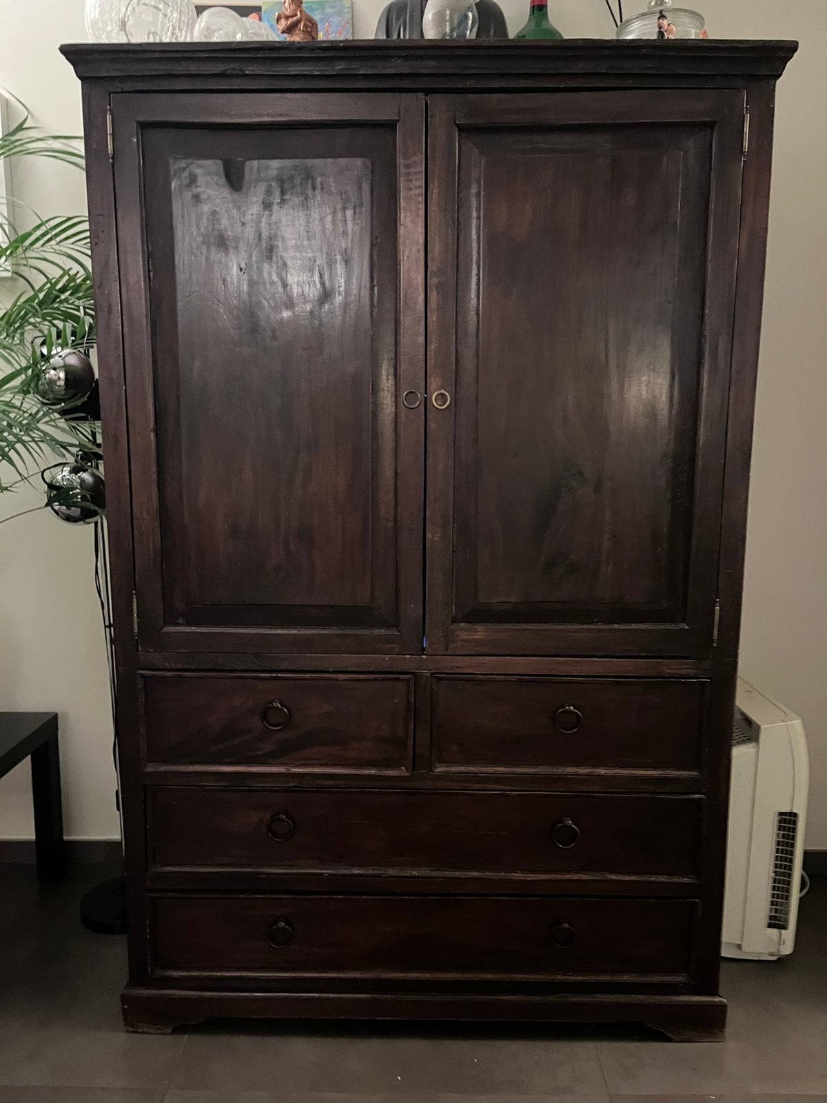 Koloniale kast, Ophalen, Gebruikt, Koloniaal, 170 cm of meer