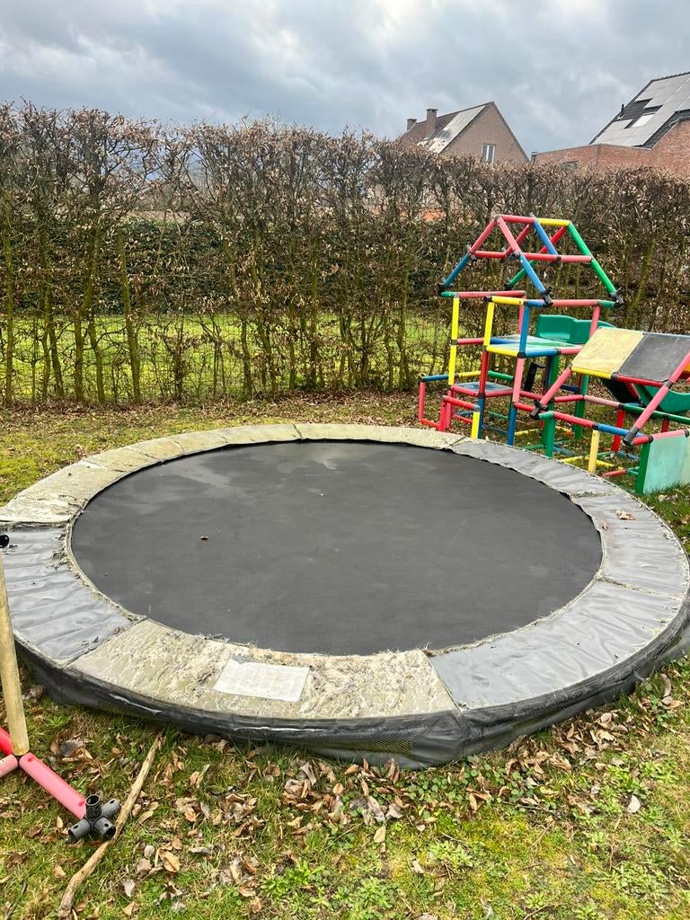Avyna Trampoline inground ø365cm, Enlèvement, Utilisé