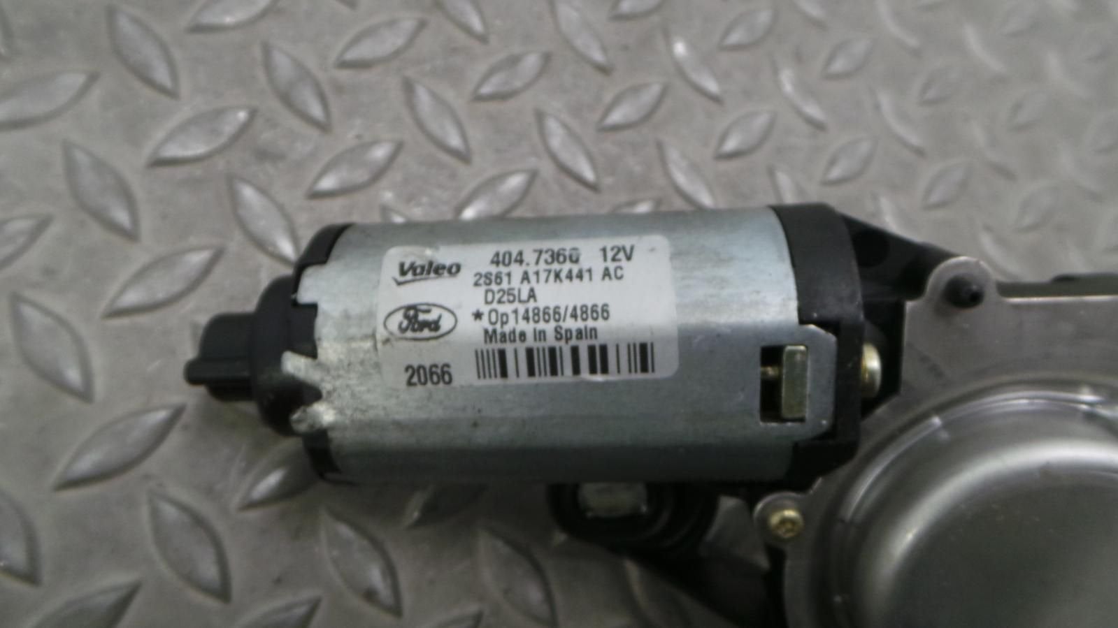 FORD FIESTA ST UITVOER RUITENWISSERMOTOR ACHTER 2006, Ophalen of Verzenden, Gebruikt, ARN erkend