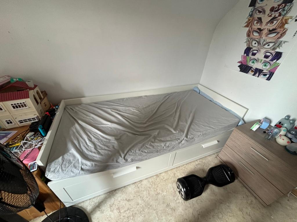 wit uitschuifbaar bed, Immo, Provincie Vlaams-Brabant