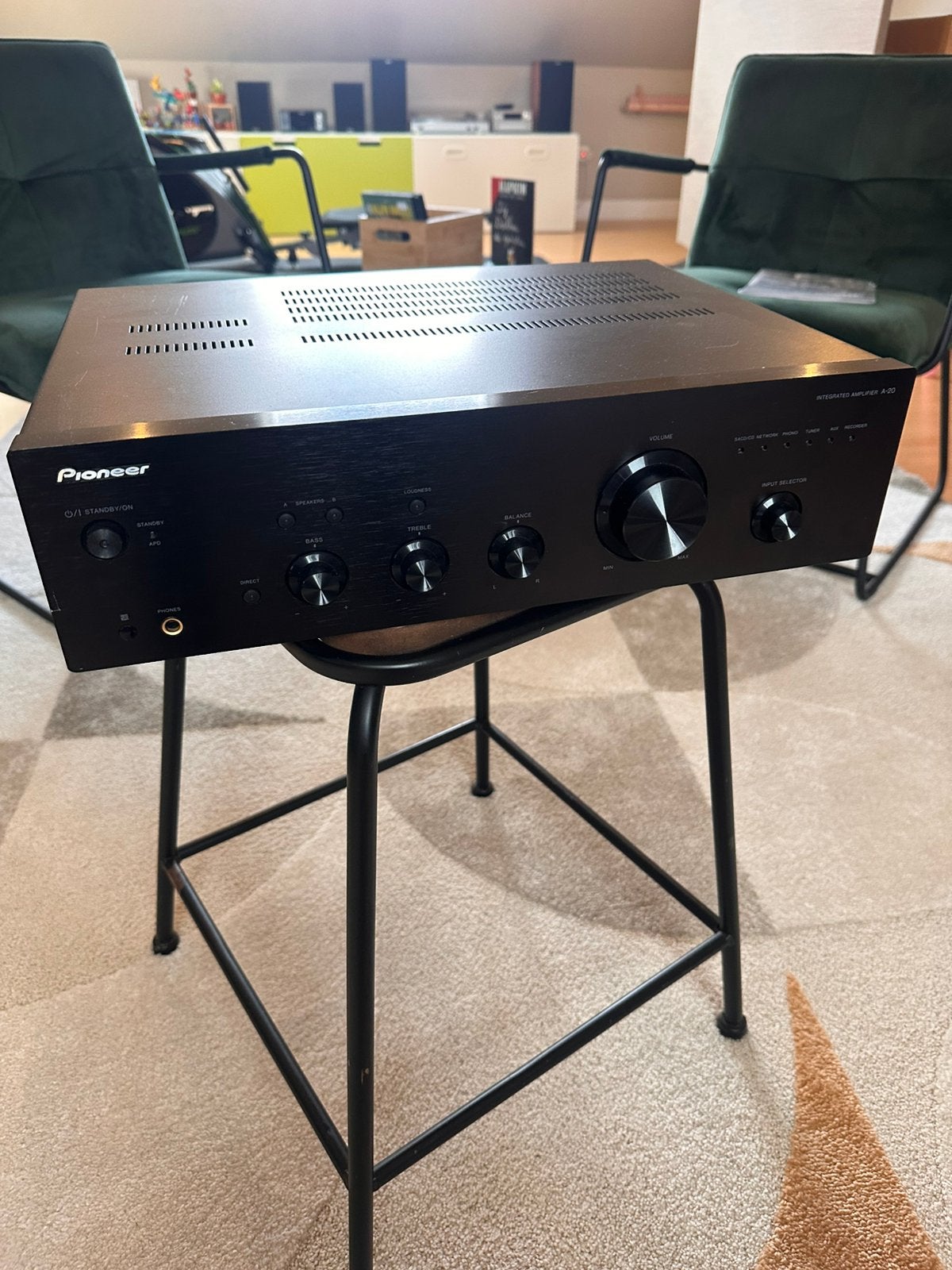 Pioneer A-20 versterker, Audio, Tv en Foto, Versterkers en Ontvangers, Ophalen, Zo goed als nieuw, Pioneer