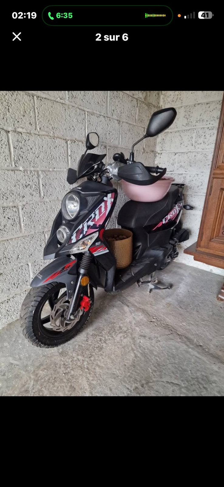 Scooter sym croX, Fietsen en Brommers, Ophalen, Zo goed als nieuw