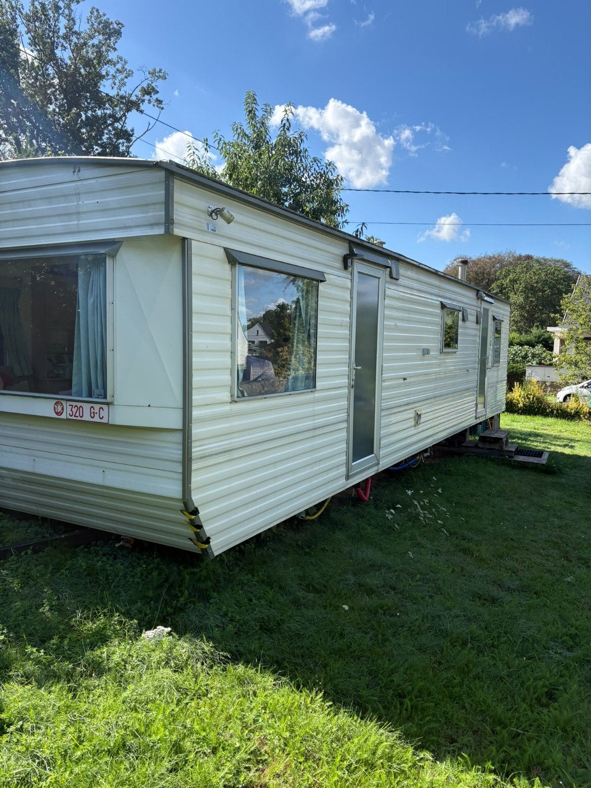 staancaravan / stacaravan - goed onderhouden, Caravans en Kamperen, Tot en met 4